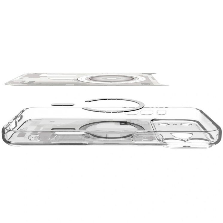 Защитный чехол Spigen Ultra Hybrid Zero One (MagFit) для iPhone 18 Pro (ACS12163) - White: фото 5 из 12