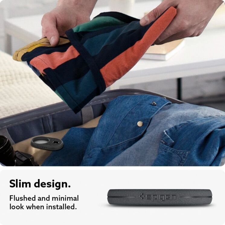 Захисний чохол Spigen Vault для Apple AirTag / AirTag 2 (AMP01439) - Matte Black: фото 10 з 11