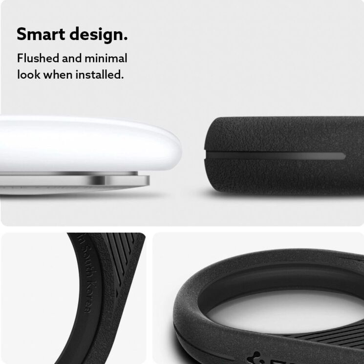 Захисний чохол Spigen Vault для Apple AirTag / AirTag 2 (AMP01439) - Matte Black: фото 6 з 11