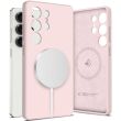 Защитный чехол Tech-Protect Liquid Silicone MagSafe для Samsung Galaxy S25 Ultra (S938) 5906302322466 - Pink Pearl (374523P)