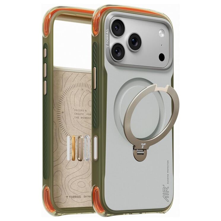 Захисний чохол TORRAS Ostand Q3 Air Pro with MagSafe для Apple iPhone 18 Pro Max - White (423809W) Захисний чохол TORRAS Ostand Q3 Air Pro with MagSafe для Apple iPhone 18 Pro Max - White: фото 1 з 9