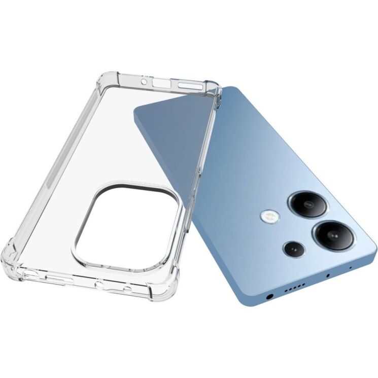 Защитный чехол UniCase AirBag для Xiaomi Redmi Note 13 Pro 4G / Poco M6 Pro - Transparent: фото 2 из 5