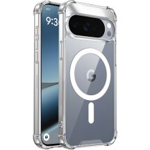 Защитный чехол UniCase AirBag Flow MagSafe для Google Pixel 11 Pro XL - Transparent: фото 1 из 14