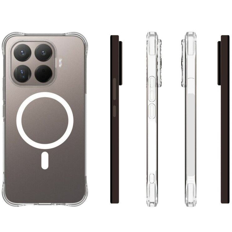 Захисний чохол UniCase AirBag MagSafe для Xiaomi 17T Pro - Transparent: фото 5 з 5