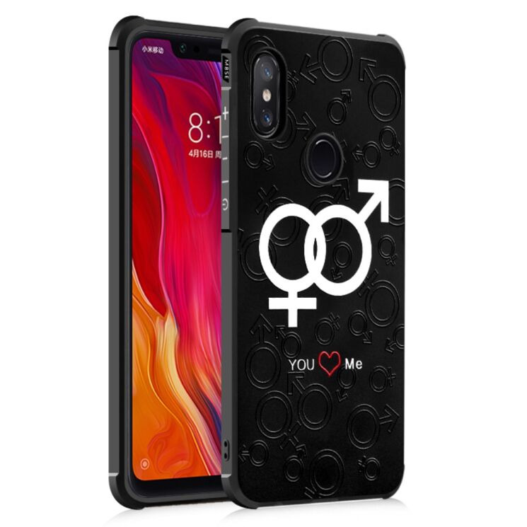 Защитный чехол UniCase Black Style для Xiaomi Mi 8 SE (Special Edition) - You and Me: фото 1 из 10