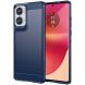 Защитный чехол UniCase Carbon для Motorola Edge 50 Fusion - Blue (354218L). Фото 1 из 8