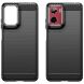 Защитный чехол UniCase Carbon для Motorola Moto G05 / Moto E15 - Black (372718B). Фото 2 из 11