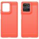 Защитный чехол UniCase Carbon для Motorola Moto G75 - Red (367806R). Фото 2 из 11