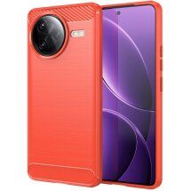 Защитный чехол UniCase Carbon для Xiaomi Poco F7 Ultra - Red: фото 1 из 8
