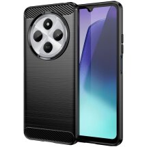 Защитный чехол UniCase Carbon для Xiaomi Redmi 14C / Redmi A4 5G / Poco C75 - Black: фото 1 из 8