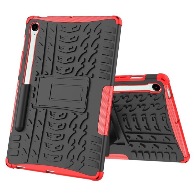 Захисний чохол UniCase Combo для Samsung Galaxy Tab S9 FE (X510/516) / Tab S10 FE (X520/526) - Red: фото 8 з 16