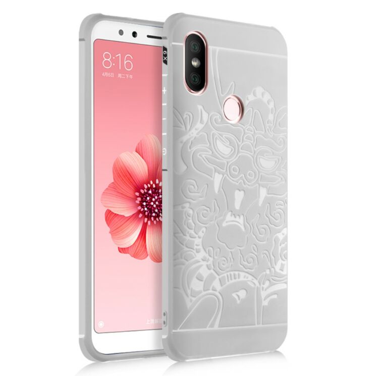 Защитный чехол UniCase Dragon Style для Xiaomi Mi 6X / Mi A2 - Grey: фото 1 из 1