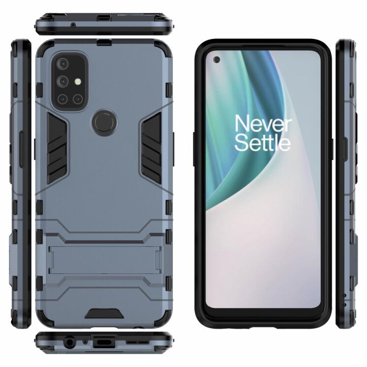Защитный чехол UniCase Hybrid для OnePlus Nord N10 - Blue: фото 4 из 8
