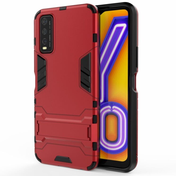 Защитный чехол UniCase Hybrid для VIVO Y20 (V2027) / Y12s - Red: фото 1 из 8