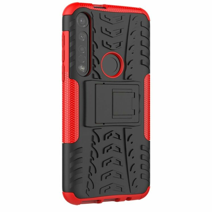 Защитный чехол UniCase Hybrid X для Motorola Moto G8 Plus (XT2019) - Red: фото 5 из 9