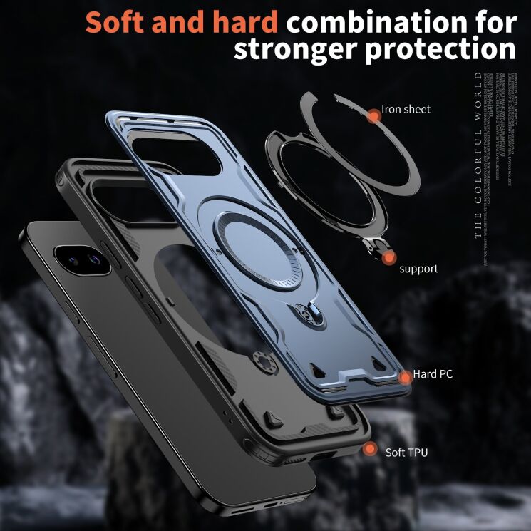 Захисний чохол UniCase Lander Armor для Google Pixel 9a - Baby Blue: фото 6 з 6