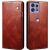 Защитный чехол UniCase Leather Wallet для Motorola Edge 50 Pro - Brown: фото 1 из 6