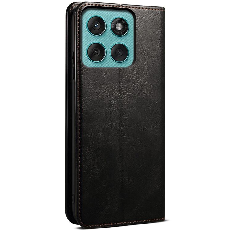 Защитный чехол UniCase Leather Wallet для Motorola Moto G56 - Green: фото 6 из 7