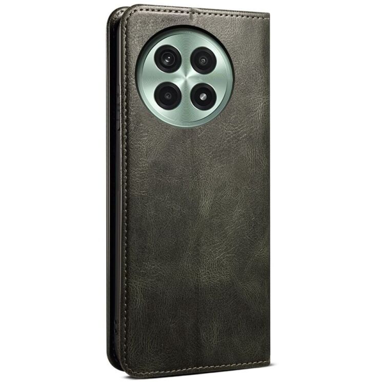 Защитный чехол UniCase Leather Wallet для OnePlus 13 - Green: фото 6 из 7