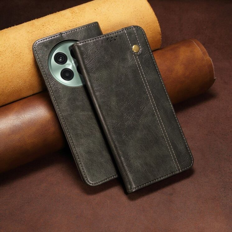 Защитный чехол UniCase Leather Wallet для OnePlus 13 - Green: фото 7 из 7