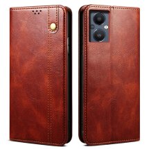 Защитный чехол UniCase Leather Wallet для OnePlus Nord N20 - Brown: фото 1 из 9