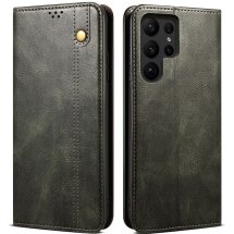 Защитный чехол UniCase Leather Wallet для Samsung Galaxy S23 Ultra (S918) - Green: фото 1 из 9