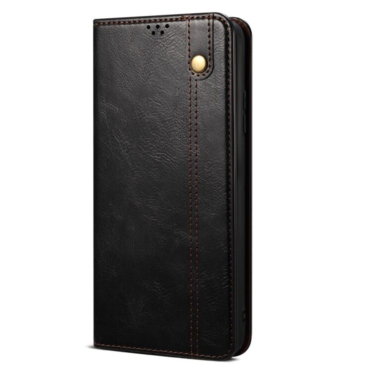 Защитный чехол UniCase Leather Wallet для VIVO V21e - Black: фото 2 из 22