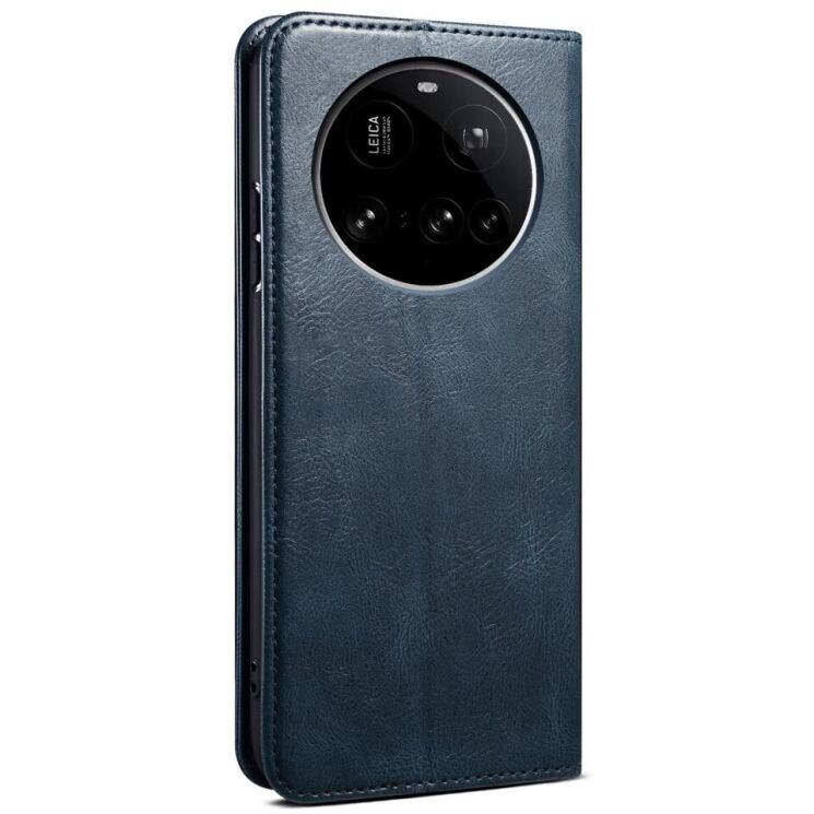 Защитный чехол UniCase Leather Wallet для Xiaomi 15 Ultra - Blue: фото 7 из 7