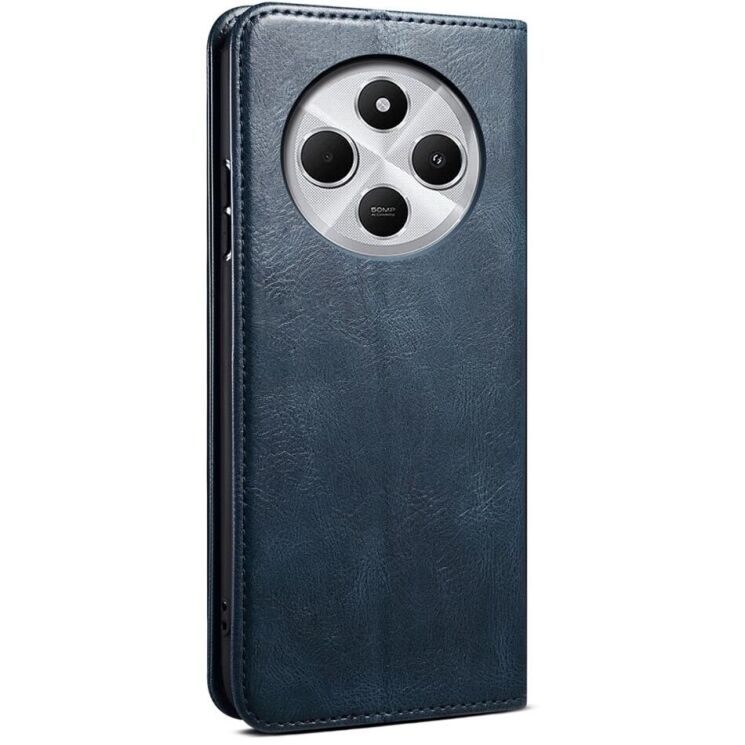 Защитный чехол UniCase Leather Wallet для Xiaomi Redmi 14C / Redmi A4 5G / Poco C75 - Blue: фото 6 из 6