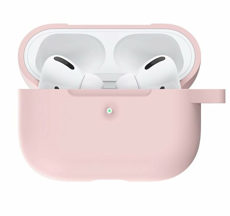 Захисний чохол UniCase Simple Stylish для Apple AirPods Pro - Pink: фото 3 з 7