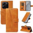 Защитный чехол UniCase T-Shape Lines для Xiaomi Redmi Note 14 4G - Brown (373446Z)