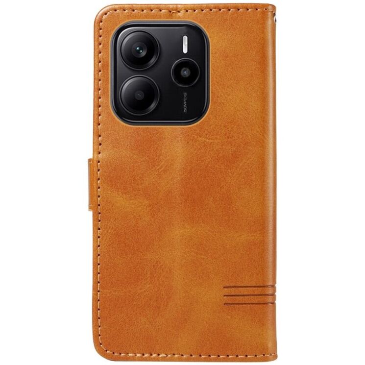 Защитный чехол UniCase T-Shape Lines для Xiaomi Redmi Note 14 4G - Brown: фото 3 из 8