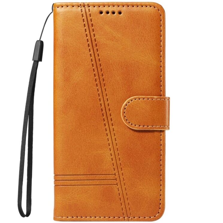 Защитный чехол UniCase T-Shape Lines для Xiaomi Redmi Note 14 4G - Brown: фото 2 из 8