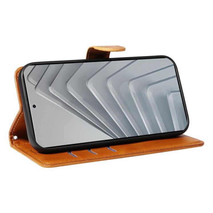 Защитный чехол UniCase T-Shape Lines для Xiaomi Redmi Note 14 4G - Brown: фото 5 из 8