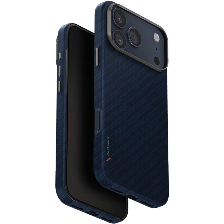 Защитный чехол UNIQ Keva EDGE MagClick для iPhone 17 Pro Max (UNIQ-IP6.9P(2025)-KEVAEDMTBLU) - Blue: фото 1 из 1