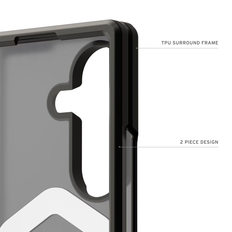 Защитный чехол URBAN ARMOR GEAR Mouve для Samsung Galaxy Fold 8 Ultra (214560113131) - Ash: фото 11 из 13