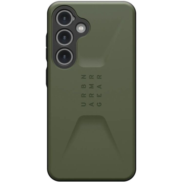 Захисний чохол URBAN ARMOR GEAR (UAG) Civilian для Samsung Galaxy S24 (S921) - Olive Drab: фото 1 з 9