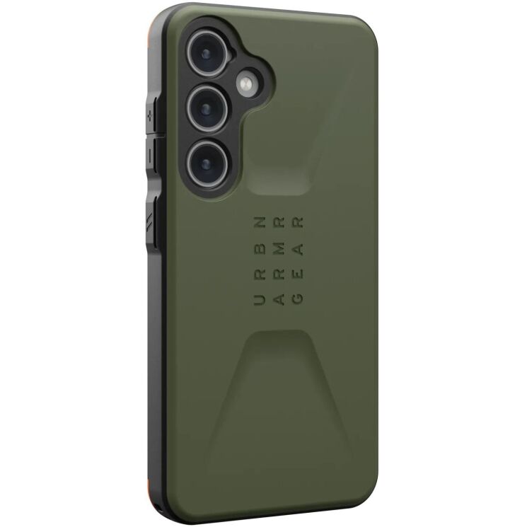 Захисний чохол URBAN ARMOR GEAR (UAG) Civilian для Samsung Galaxy S24 (S921) - Olive Drab: фото 3 з 9