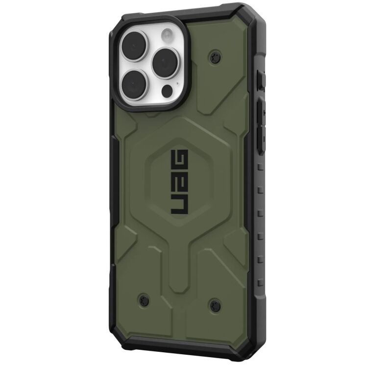 Защитный чехол URBAN ARMOR GEAR (UAG) Pathfinder MagSafe для Apple iPhone 16 Pro Max - Olive Drab: фото 2 из 12