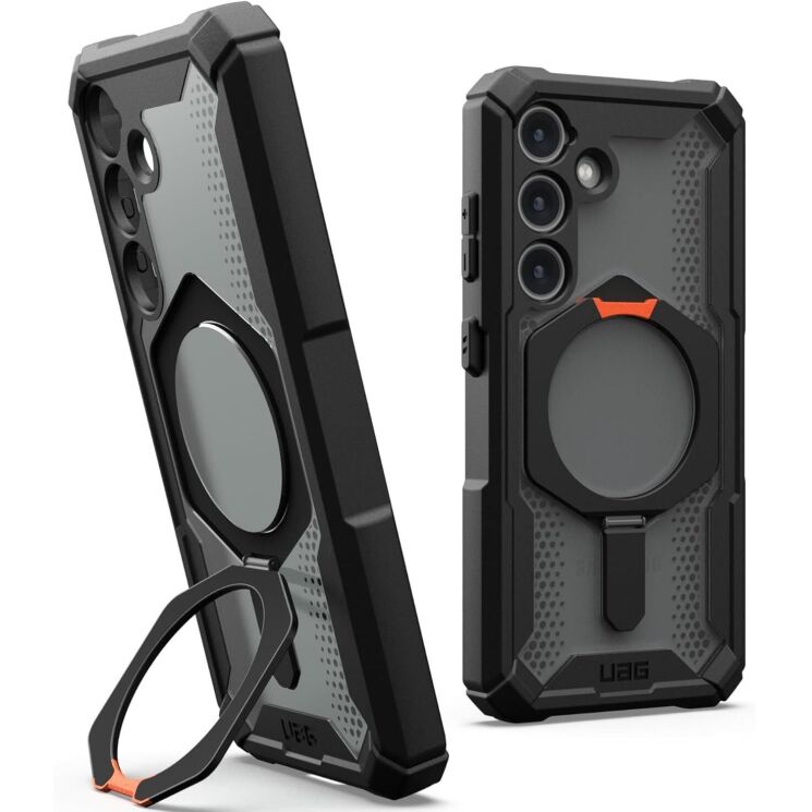 Защитный чехол URBAN ARMOR GEAR (UAG) Plasma XTE для Samsung Galaxy S24 (S921) 214448114097 - Black Orange: фото 1 из 17