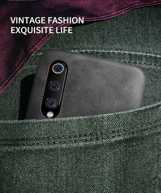 Захисний чохол X-LEVEL Vintage для Xiaomi Mi 9 - Black: фото 4 з 13
