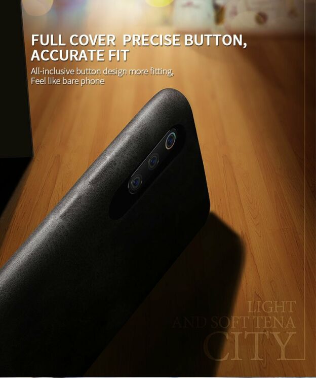 Захисний чохол X-LEVEL Vintage для Xiaomi Mi 9 - Black: фото 9 з 13