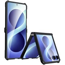 Защитный чехол XUNDD Rugged Case (FF) для Samsung Galaxy Flip 8 - Black: фото 1 из 8