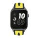 Ремінець UniCase Soft Strap для Apple Watch 46 / 45 / 44 / SE 44 / 42 (Series 1-3) / Ultra / Ultra 2 / Ultra 3 - Black / Yellow (251301E). Фото 2 з 5