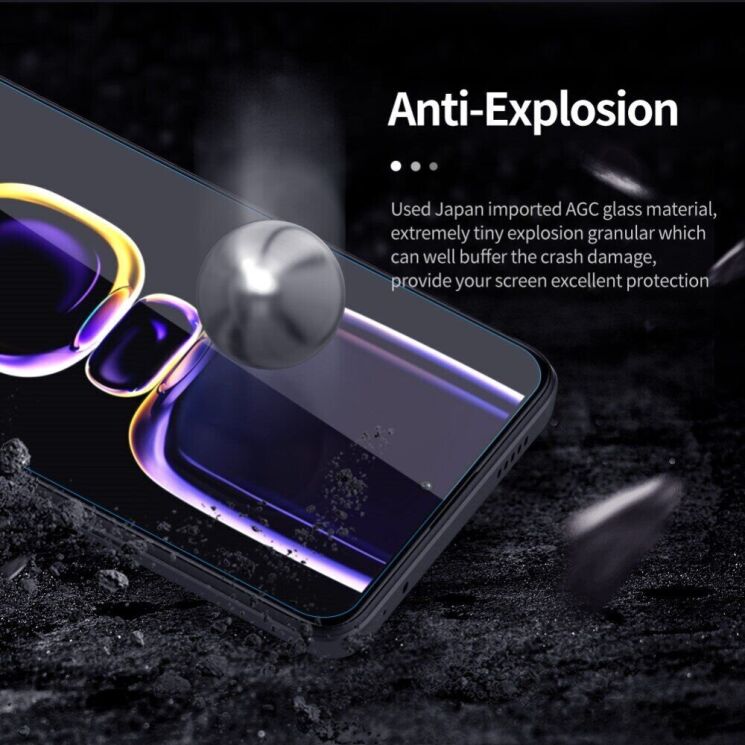 Защитное стекло NILLKIN Amazing H+ Pro для Xiaomi Poco F5 Pro / Redmi K60 / Redmi K60 Pro: фото 6 из 25