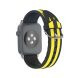 Ремінець UniCase Soft Strap для Apple Watch 46 / 45 / 44 / SE 44 / 42 (Series 1-3) / Ultra / Ultra 2 / Ultra 3 - Black / Yellow (251301E). Фото 3 з 5