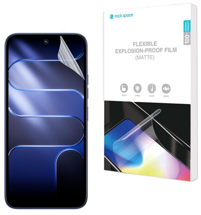 Антибликовая пленка на экран RockSpace Explosion-Proof Matte для TECNO Spark 50: фото 1 из 8