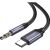 AUX-кабель ESSAGER E02 Type-С to 3.5mm (1m) EZJE02-0G - Grey: фото 1 из 6