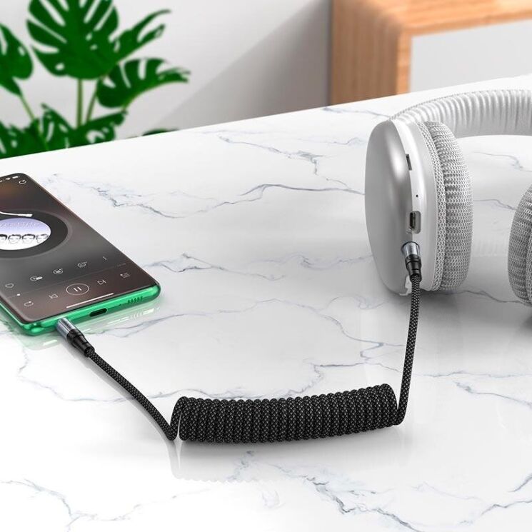 AUX-кабель Hoco UPA33 (1.5m) - Black (896488B) AUX-кабель Hoco UPA33 (1.5m) - Black: фото 7 из 9