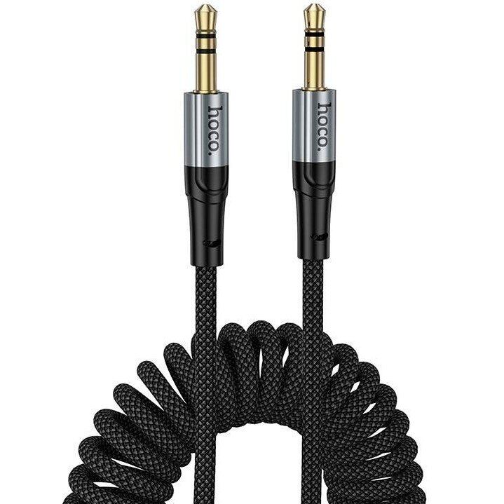 AUX-кабель Hoco UPA33 (1.5m) - Black (896488B) AUX-кабель Hoco UPA33 (1.5m) - Black: фото 1 из 9